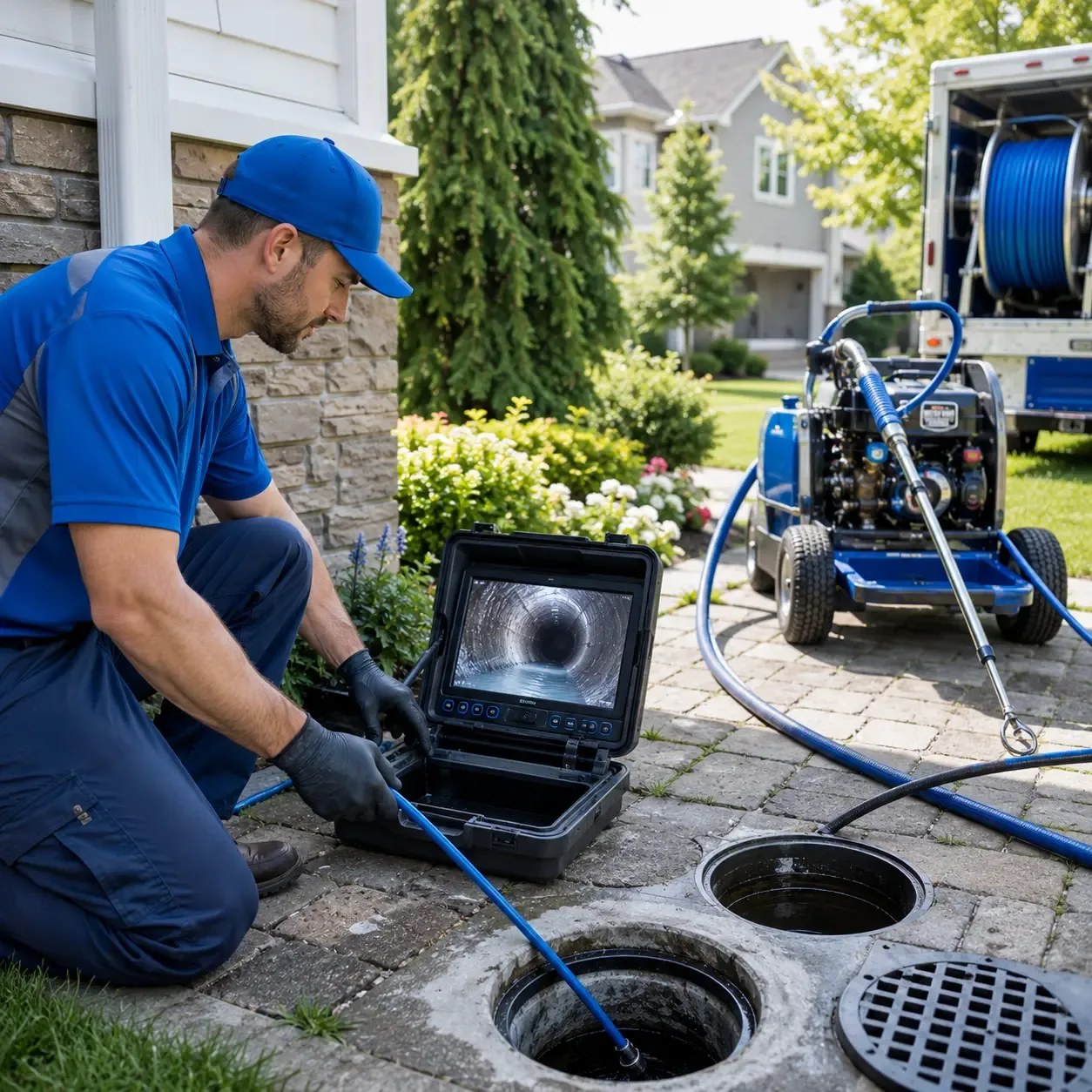 Outdoor drain cleaning professionals serving Alton, NY